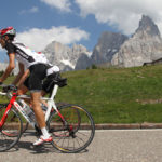 Sfondo Le Pale di San Martino, ciclismo ad alta quota