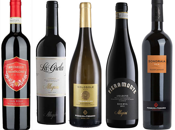 Wine Style Allegrini, Bolgheri, Montalcino, Valpolicella