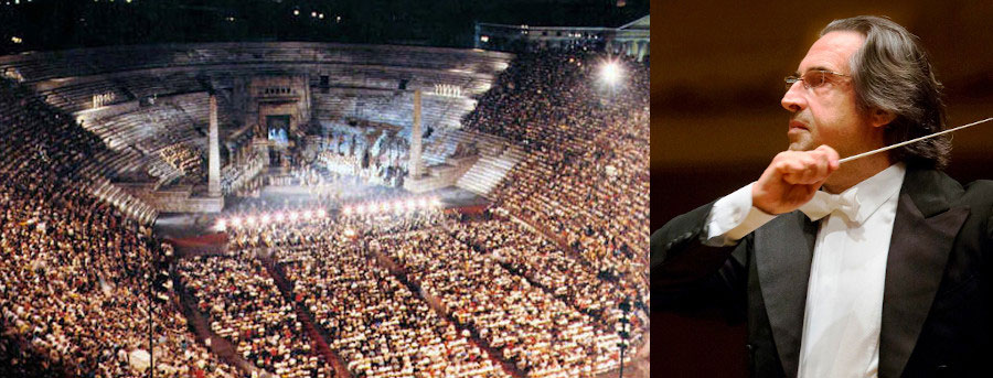 Muti al Festival dell’Arena dirigerà Aida