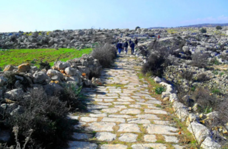 Strada romana di 2000 anni fa